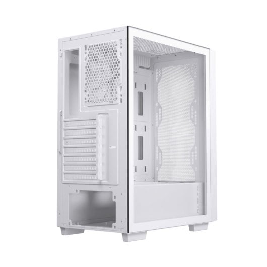 Einarex PULSE P100 Core White Torre ATX Frente em Malha e Painel em Vidro Temperado Branca