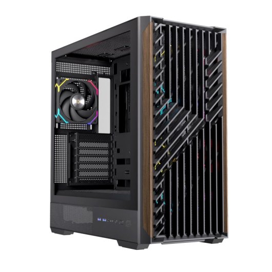 Caja PC Einarex Pulse P800 RGB Black 13 ventiladores 360mm Vidrio templado ATX