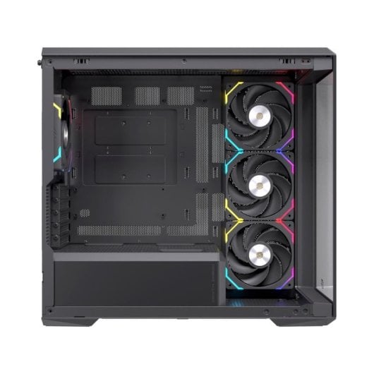 Einarex Zenith ZM800 RGB, schwarzes PC-Gehäuse, gehärtetes Glas, unterstützt 10 Lüfter, 360-mm-Flüssigkeitskühlung