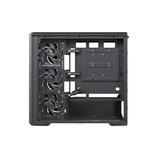 Caja PC Einarex Zenith ZM800 RGB Black, Vidrio Templado, Soporta 10 Ventiladores, Refrigeración Líquida 360mm
