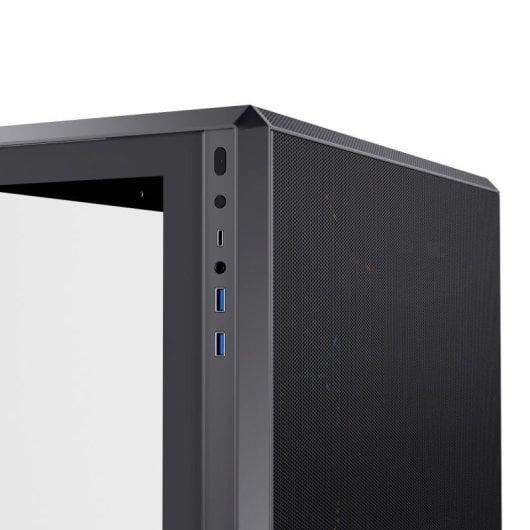 Einarex Zenith ZM800 RGB, schwarzes PC-Gehäuse, gehärtetes Glas, unterstützt 10 Lüfter, 360-mm-Flüssigkeitskühlung