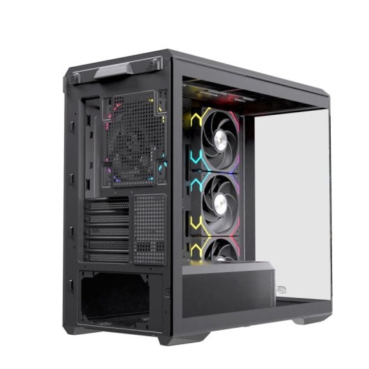 Caja PC Einarex Zenith ZM800 RGB Black, Vidrio Templado, Soporta 10 Ventiladores, Refrigeración Líquida 360mm