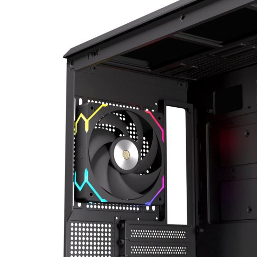 Caja PC Einarex Zenith ZM800 RGB Black, Vidrio Templado, Soporta 10 Ventiladores, Refrigeración Líquida 360mm