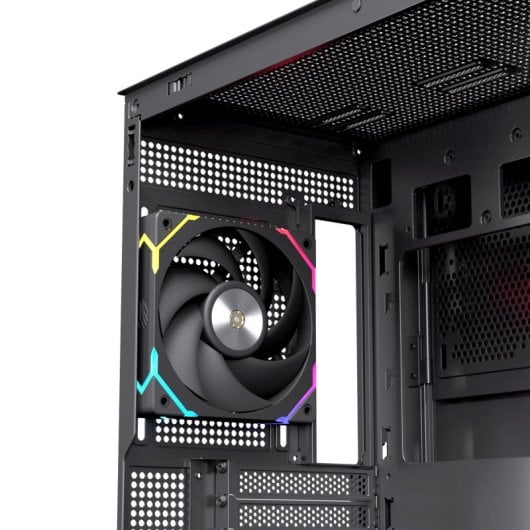 Einarex PRISMA S800 RGB Black Torre ATX Gaming Vidro Temperado Preto