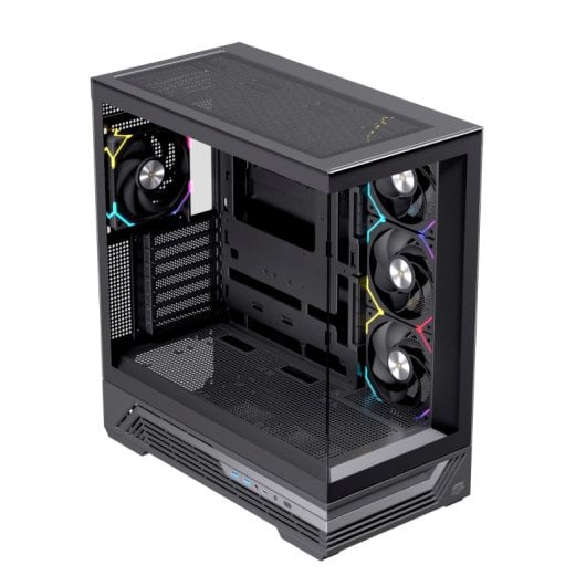 Einarex PRISMA S800 RGB Black Torre ATX Gaming Vidro Temperado Preto