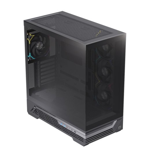 Einarex PRISMA S800 RGB Black Torre ATX Gaming Vidro Temperado Preto