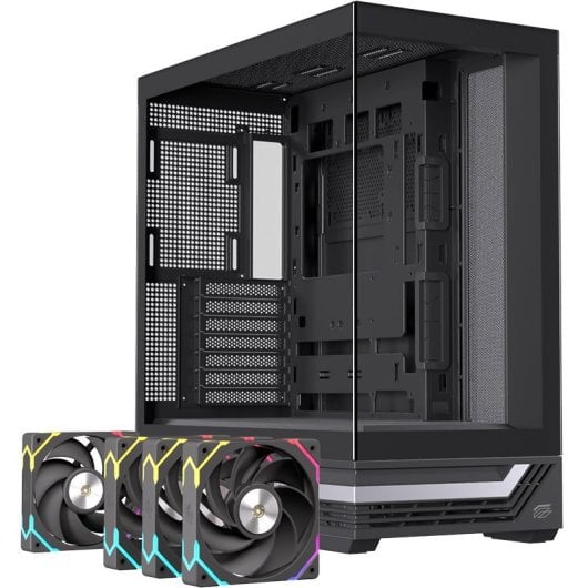 Einarex PRISMA S800 RGB Black Torre ATX Gaming Vidro Temperado Preto