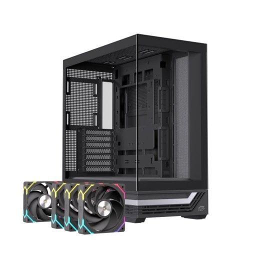 Einarex PRISMA S800 RGB Black Torre ATX Gaming Vidro Temperado Preto