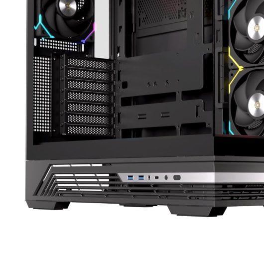 Einarex PRISMA S800 RGB Black Torre ATX Gaming Vidro Temperado Preto