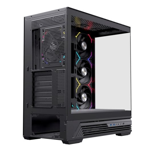 Einarex PRISMA S800 RGB Black Torre ATX Gaming Vidro Temperado Preto