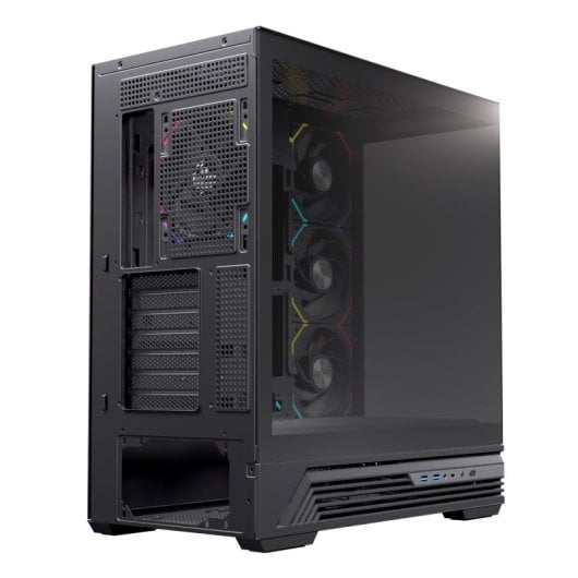 Einarex PRISMA S800 RGB Black Torre ATX Gaming Vidro Temperado Preto