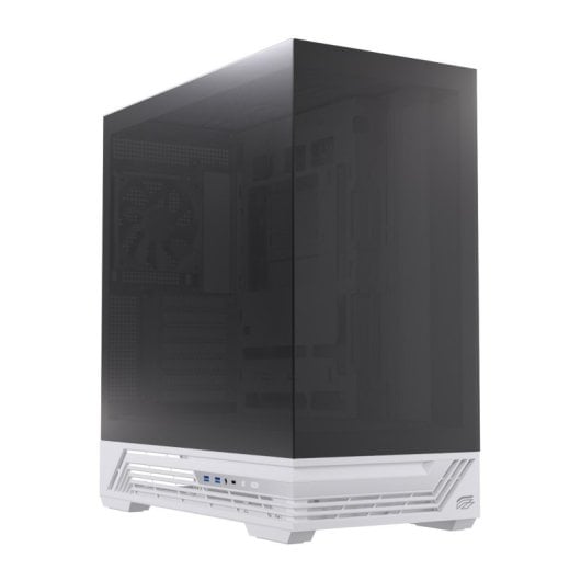 Caja PC Einarex PRISMA S800 Core White Cristal Espejo RGB Soporte 10 Ventiladores 360mm Líquida