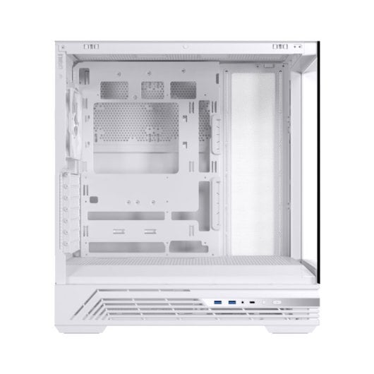 Caja PC Einarex PRISMA S800 Core White Cristal Espejo RGB Soporte 10 Ventiladores 360mm Líquida