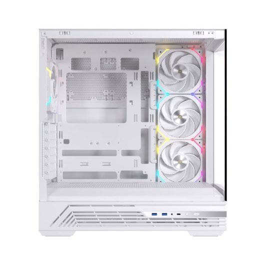 Torre Einarex PRISMA S800 RGB White Cristal Espejo Soporte 10 Ventiladores ATX