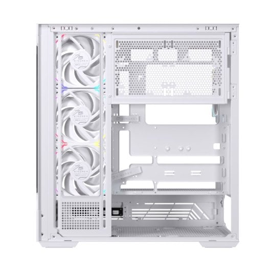 Torre Einarex PRISMA S800 RGB White Cristal Espejo Soporte 10 Ventiladores ATX