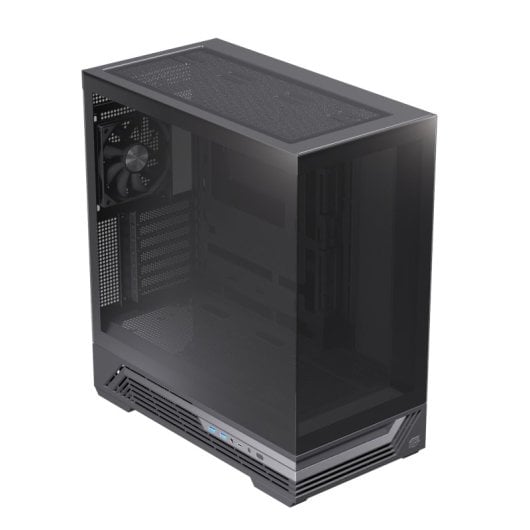 Torre Einarex PRISMA S800 Core Black Cristal Espejo RGB Soporte 10 Ventiladores ATX