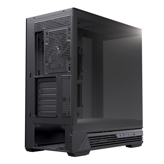 Torre Einarex PRISMA S800 Core Black Cristal Espejo RGB Soporte 10 Ventiladores ATX