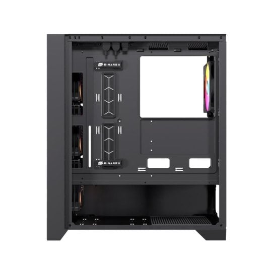 Torre Einarex Pulse P600 RGB Black ATX/Micro ATX/Mini-ITX Cristal Templado 3x120mm RGB