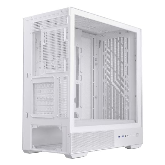 Einarex Pulse P800 Core PC-Gehäuse, weiße Glasplatte, unterstützt 13 Flüssigkeitskühllüfter