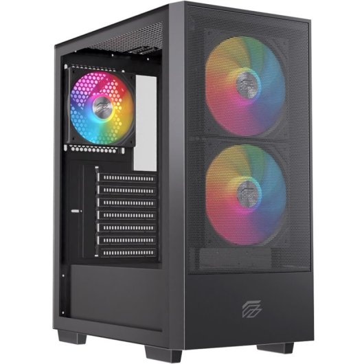 Caja Einarex Pulse P100 Core ATX Vidrio Templado Soporte 6 Ventiladores Negra
