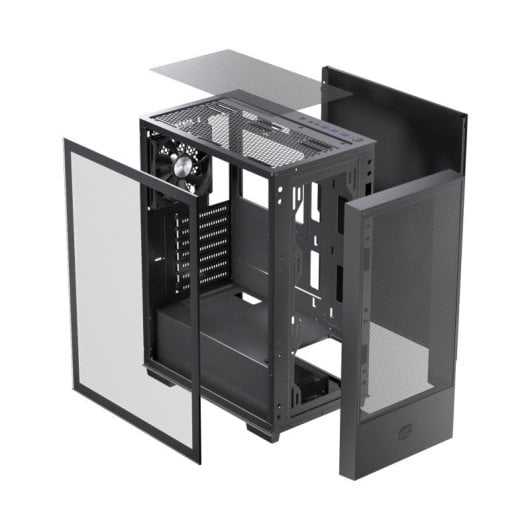 Caja Einarex Pulse P100 Core ATX Vidrio Templado Soporte 6 Ventiladores Negra