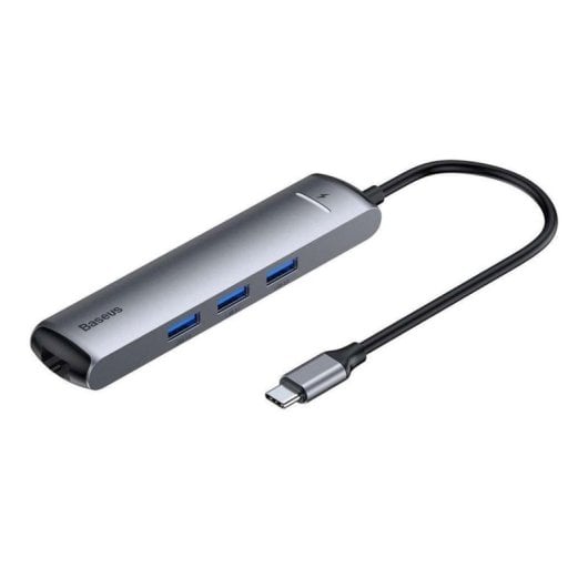 Baseus Typ-C-USB-Hub für USB 3.0/HDMI/Rj-45 Cinzento