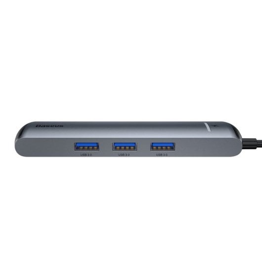 Baseus Typ-C-USB-Hub für USB 3.0/HDMI/Rj-45 Cinzento
