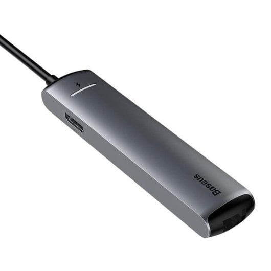 Baseus Typ-C-USB-Hub für USB 3.0/HDMI/Rj-45 Cinzento