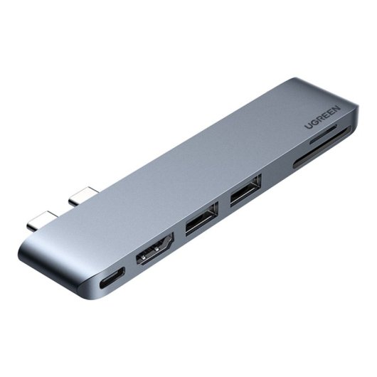Ugreen CM380 6-in-1 USB-C Hub für Macbook Air/Pro Schwarz