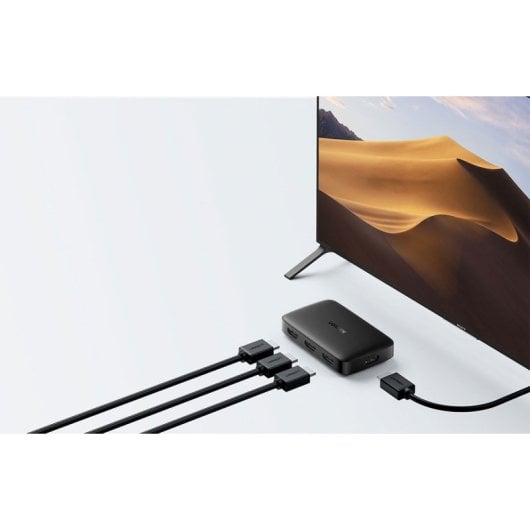 Ugreen CM332 3-Port HDMI Splitter Preto