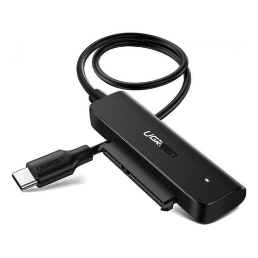 Adaptador Ugreen CM321 USB-C para SATA 2,5″ 6Gbps UASP/TRIM Plug&Play Preto