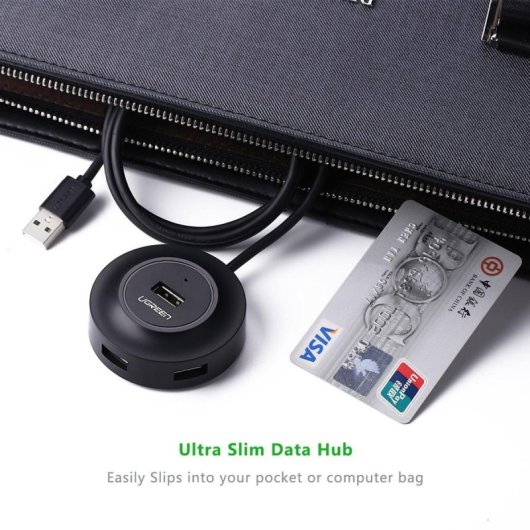 Hub Ugreen Cr106 4x Usb 2.0 Nero