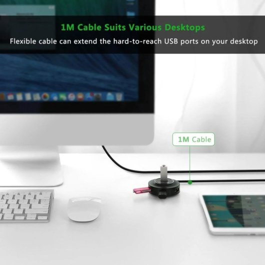 Hub Ugreen Cr106 4x Usb 2.0 Nero