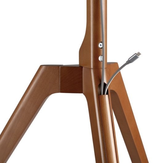 Supporto TV Thomson Wood, in legno massello, altezza regolabile fino a 65″ VESA 400x400mm, 40kg