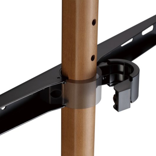 Supporto TV Thomson Wood, in legno massello, altezza regolabile fino a 65″ VESA 400x400mm, 40kg