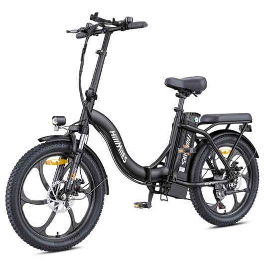 Bicicleta elétrica HillMiles MilePort 1 250W 36V13Ah 20″ Shimano 7 velocidades preta