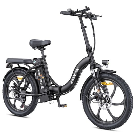 Bicicleta elétrica HillMiles MilePort 1 250W 36V13Ah 20″ Shimano 7 velocidades preta