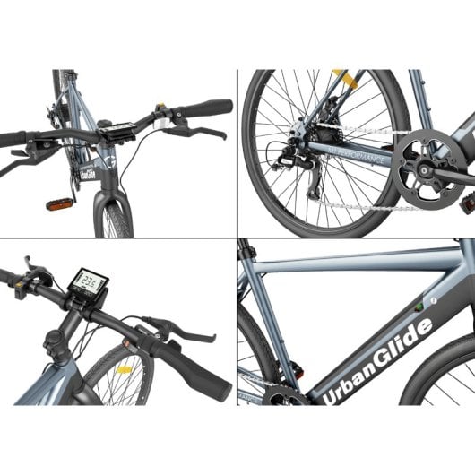 UrbanGlide Ebike M1 Elektrofahrrad 250W 36V 10,4Ah Shimano 8v Hydraulisch 60km