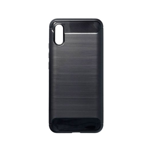Funda Forcell Carbon de silicona para Xiaomi Redmi 9A resistente a caídas y polvo