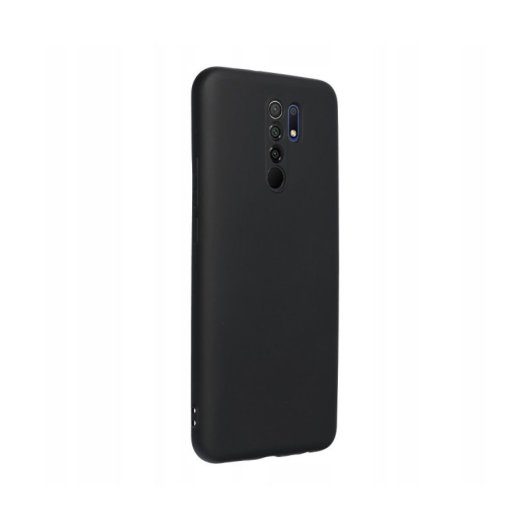Coque Forcell en silicone ultra-fine et antidérapante pour Xiaomi Redmi 9, noire