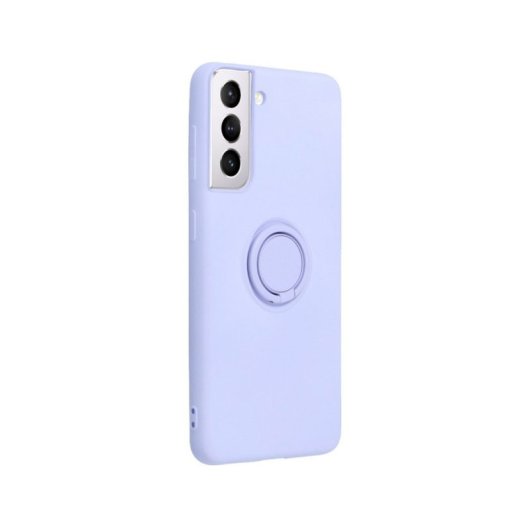 Capa Forcell Ultrafina Silicone Violeta para Samsung Galaxy S22 Plus com Anel de 360º