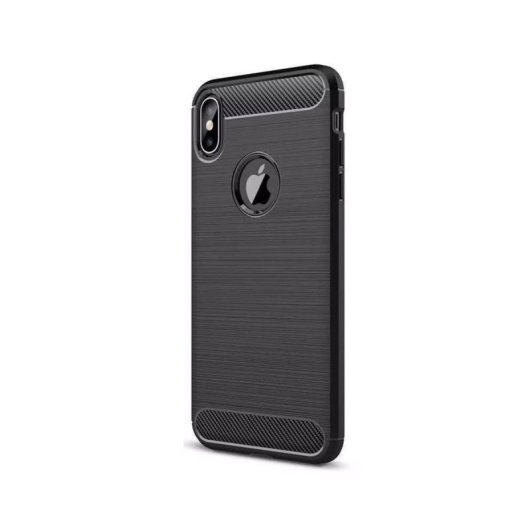 Funda Forcell Apple iPhone XS Max Silicona Ultrafina Antideslizante Negra