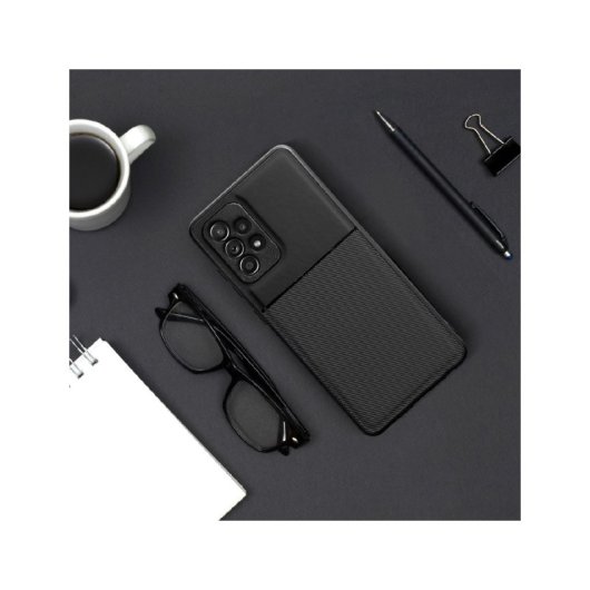 Funda Forcell Galaxy S22 Ultra Policarbonato TPU y Poliuretano Antihuellas Negro