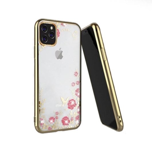 Forcell Diamond Apple iPhone 11 Pro Max Hülle Gold Ultradünnes rutschfestes Silikon
