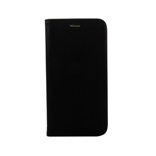 Capa flip em silicone Forcell para iPhone 14 com recortes precisos, à prova de choque, preta