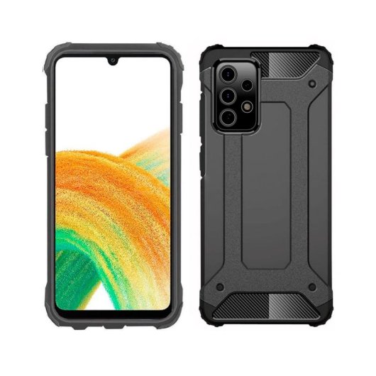 Funda Forcell Samsung Galaxy A33 Silicona Ultrafina Antideslizante Negra