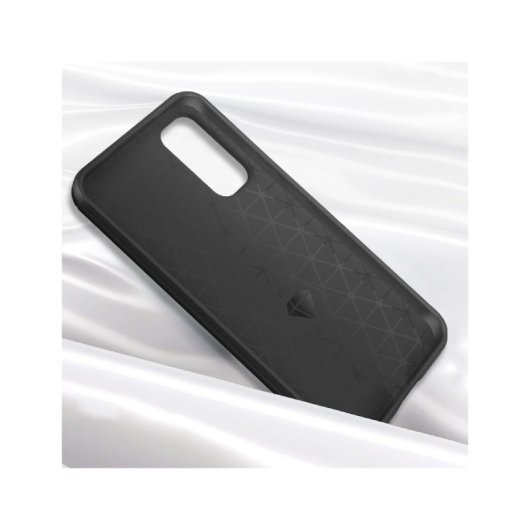 Funda Forcell Carbon Xiaomi Redmi Note 12 5G silicona ultrafina antideslizante negra