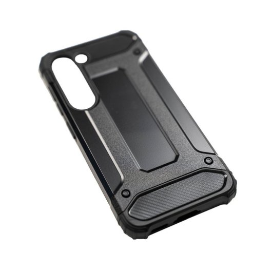Forcell Armor Samsung Galaxy S23 Plus Ultradünne rutschfeste Silikonhülle Schwarz
