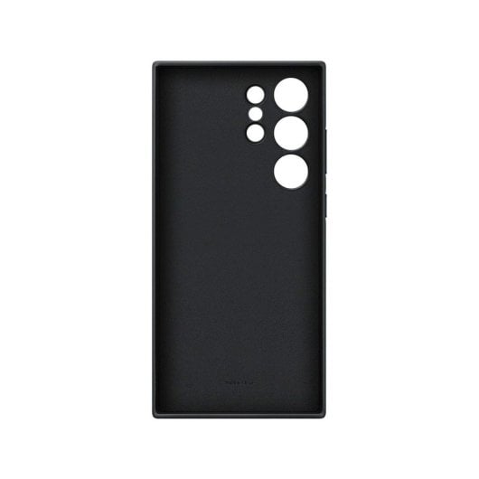 Capa de couro vegano preta Samsung Galaxy S24 Ultra Gp-fps928hcabw