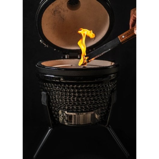 Barbacoa japonesa Create cerámica hasta 430º versátil, limpieza fácil, aromatizable